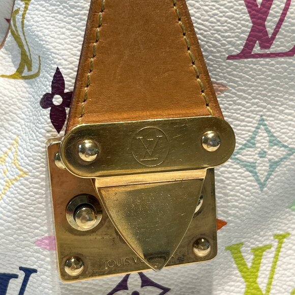 Louis Vuitton Monogram Multicolor Speedy 30 White - Picture 9 of 12